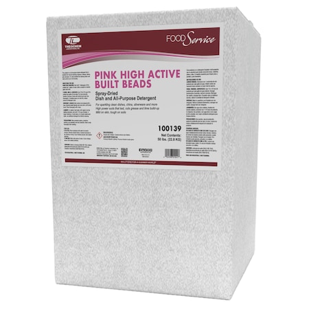 Theochem Manual Spray Dry Detergent, 50 lb Box, Citrus, Pink 100139-99990-7X